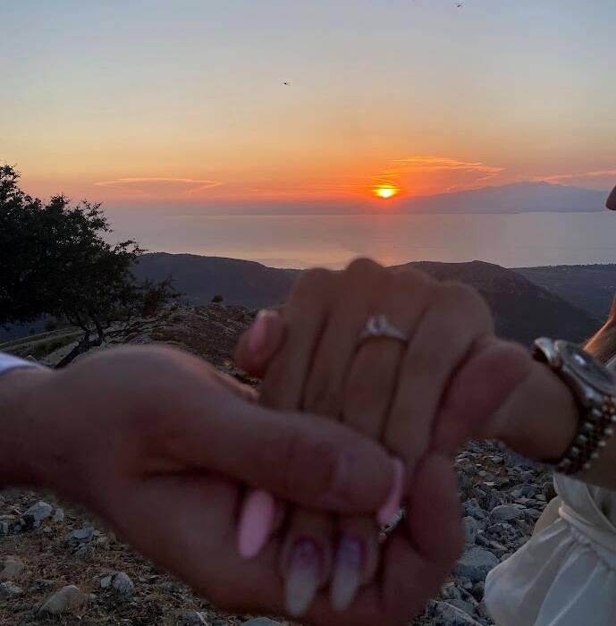 Wedding proposal in Thassos