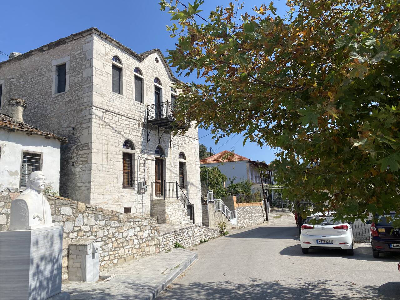 Theologos village, the old capital